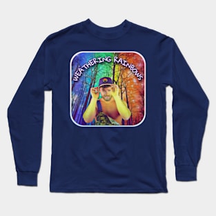 Weathering Rainbows Cartoon Long Sleeve T-Shirt